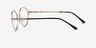 Cinema Gold MetalEyeglass Frames from EyeBuyDirect, Side View