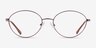 Cinema Purple MetalEyeglass Frames from EyeBuyDirect, Front View