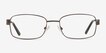 Evan Gray MetalEyeglass Frames from EyeBuyDirect, Front View