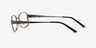 Evan Gray MetalEyeglass Frames from EyeBuyDirect, Side View