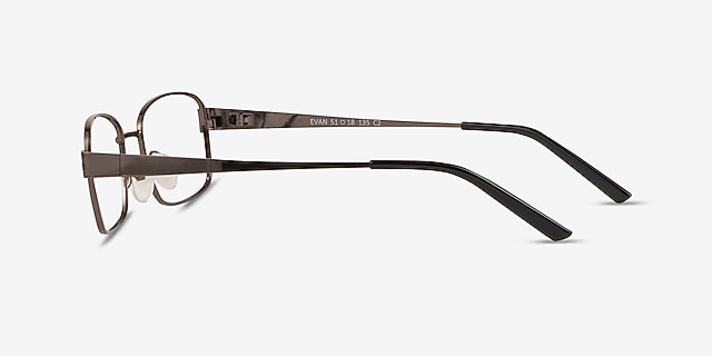 Evan Gray MetalEyeglass Frames from EyeBuyDirect, Side View