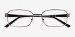 Evan Gray MetalEyeglass Frames from EyeBuyDirect, Closed View