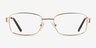 Evan Doré MétalMontures de lunettes de vue d'EyeBuyDirect, Vue de Face