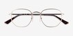 Brooks Gold MetalEyeglass Frames from EyeBuyDirect, Closed View