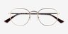 Brooks Doré MétalMontures de lunettes de vue d'EyeBuyDirect, Vue Rapprochée