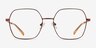 Kacy Brown MetalEyeglass Frames from EyeBuyDirect, Front View
