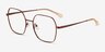 Kacy Brown MetalEyeglass Frames from EyeBuyDirect, Angle View