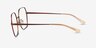 Kacy Brown MetalEyeglass Frames from EyeBuyDirect, Side View