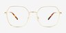 Madison Gold MetalEyeglass Frames from EyeBuyDirect, Front View