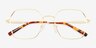 Madison Gold MetalEyeglass Frames from EyeBuyDirect, Closed View