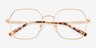Madison Or rose MétalMontures de lunettes de vue d'EyeBuyDirect, Vue Rapprochée