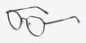 Monday Black MetalEyeglass Frames from EyeBuyDirect, Angle View