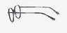 Monday Black MetalEyeglass Frames from EyeBuyDirect, Side View