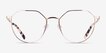 Monday Rose Gold MetalEyeglass Frames from EyeBuyDirect, Front View