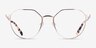 Monday Rose Gold MetalEyeglass Frames from EyeBuyDirect, Front View