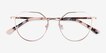 Monday Rose Gold MetalEyeglass Frames from EyeBuyDirect, Closed View