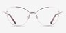 Morgan Gold MetalEyeglass Frames from EyeBuyDirect, Front View
