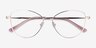 Morgan Gold MetalEyeglass Frames from EyeBuyDirect, Closed View