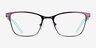 Jana Violet MétalMontures de lunettes de vue d'EyeBuyDirect, Vue de Face