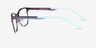 Jana Violet MétalMontures de lunettes de vue d'EyeBuyDirect, Vue de Côté