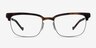 Edgar Tortoise AcetateEyeglass Frames from EyeBuyDirect, Front View