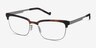 Edgar Tortoise AcetateEyeglass Frames from EyeBuyDirect, Angle View