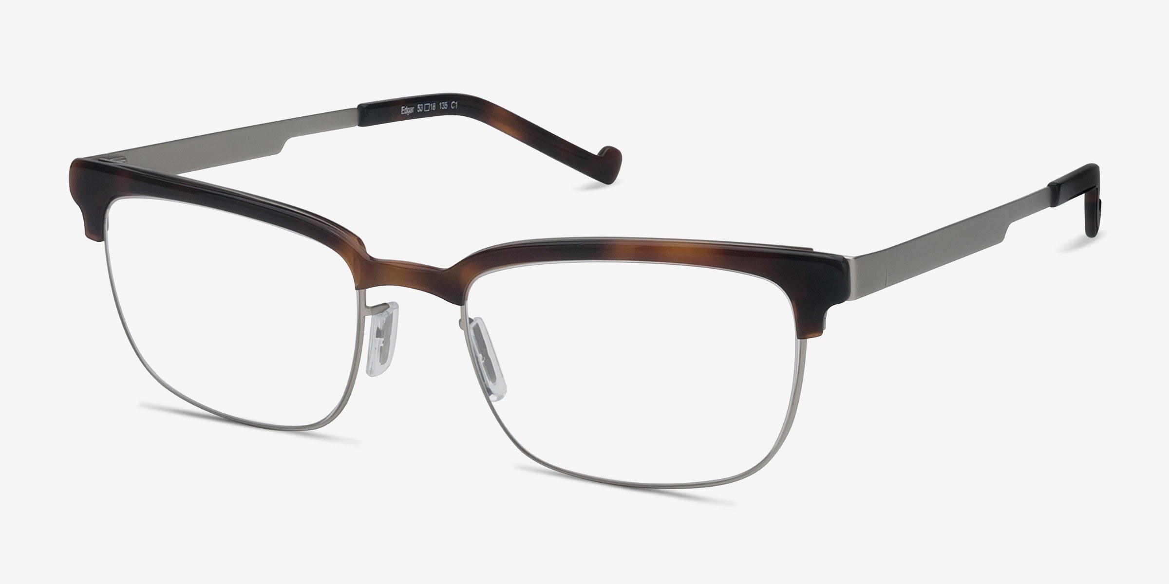 Edgar Rectangle Tortoise Full Rim Eyeglasses Eyebuydirect Canada