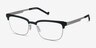 Edgar Black AcetateEyeglass Frames from EyeBuyDirect, Angle View