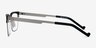 Edgar Black AcetateEyeglass Frames from EyeBuyDirect, Side View