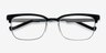 Edgar Black AcetateEyeglass Frames from EyeBuyDirect, Closed View