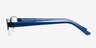 August Blue MetalEyeglass Frames from EyeBuyDirect, Side View