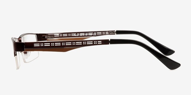 Axel Coffee MetalEyeglass Frames from EyeBuyDirect, Side View