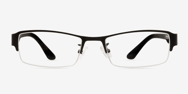 Ayaan Black Metal Eyeglass Frames