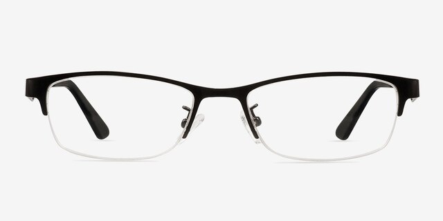 Alexia Black MetalEyeglass Frames from EyeBuyDirect, Front View