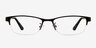 Alexia Black MetalEyeglass Frames from EyeBuyDirect, Front View