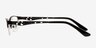 Alexia Black MetalEyeglass Frames from EyeBuyDirect, Side View