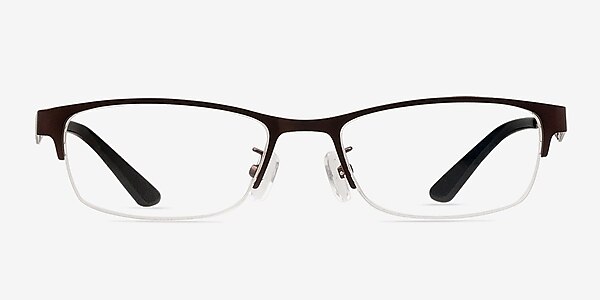 Alexia Coffee Metal Eyeglass Frames