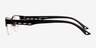 Aydan Coffee MetalEyeglass Frames from EyeBuyDirect, Side View