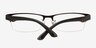 Aydan Coffee MetalEyeglass Frames from EyeBuyDirect, Closed View