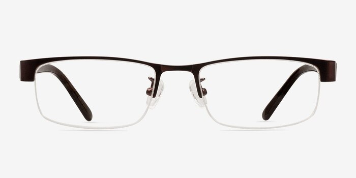 Beckett Coffee Metal Eyeglass Frames from EyeBuyDirect