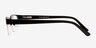 Beckett Black MetalEyeglass Frames from EyeBuyDirect, Side View
