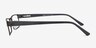 Bennett Gunmetal MétalMontures de lunettes de vue d'EyeBuyDirect, Vue de Côté