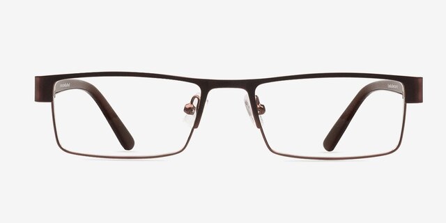 Bennett Brown MetalEyeglass Frames from EyeBuyDirect, Front View