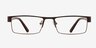 Bennett Brown MetalEyeglass Frames from EyeBuyDirect, Front View