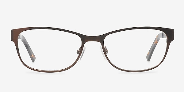 Aliza Coffee Metal Eyeglass Frames