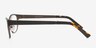 Aliza Coffee MetalEyeglass Frames from EyeBuyDirect, Side View