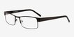 Blaise Black MetalEyeglass Frames from EyeBuyDirect, Angle View