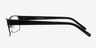 Blaise Black MetalEyeglass Frames from EyeBuyDirect, Side View
