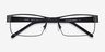 Blaise Black MetalEyeglass Frames from EyeBuyDirect, Closed View