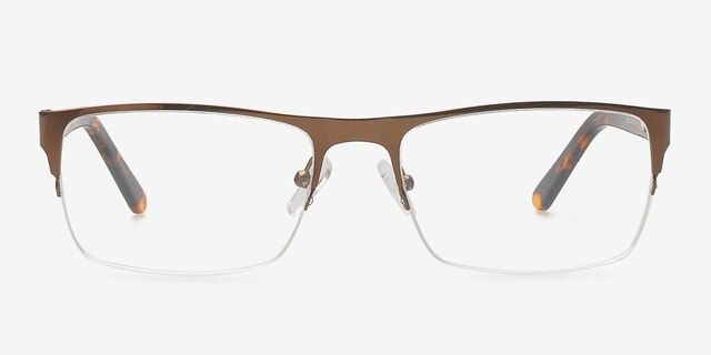 Bowen Brown MetalEyeglass Frames from EyeBuyDirect, Front View